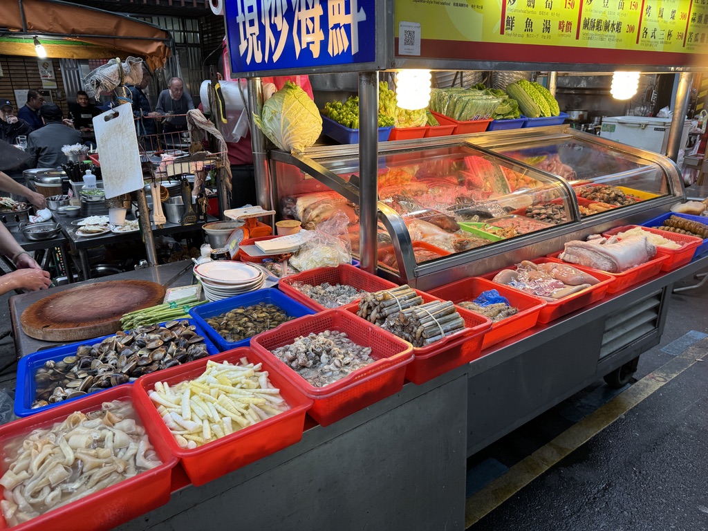 A market with many different types of food.